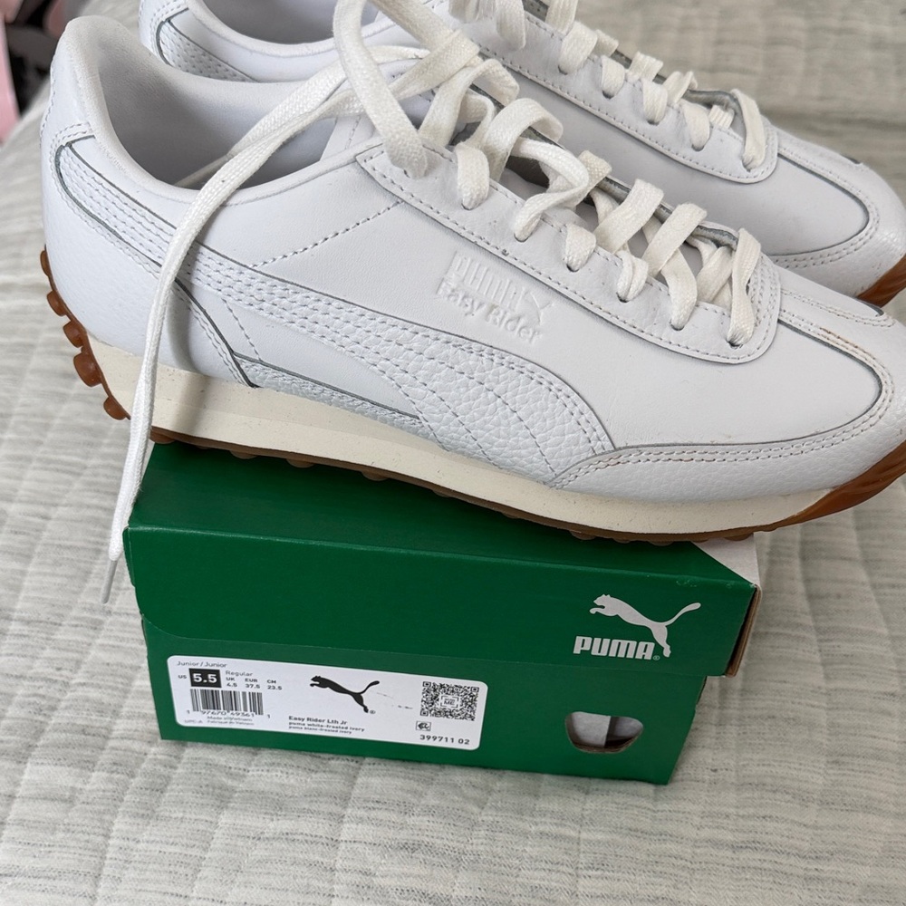 Puma Kids Easy Rider White Sneakers